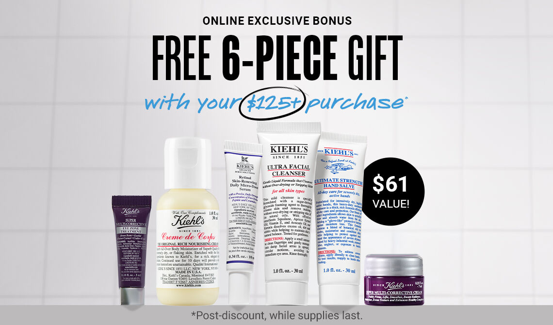 Kiehl's Online and In-Store Skincare Offers, Promo Codes, and Sales